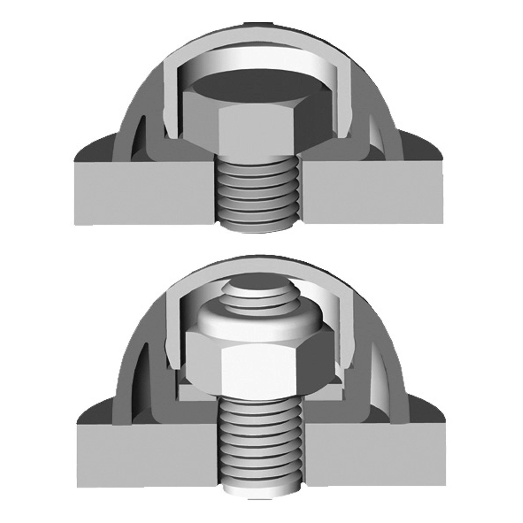 Krytka matic s&nbsp;podložkou
