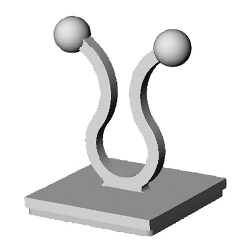 Vázací svorka samolepící