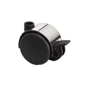 Kolečko nábytkové s&nbsp;mechanickou brzdou a krytem