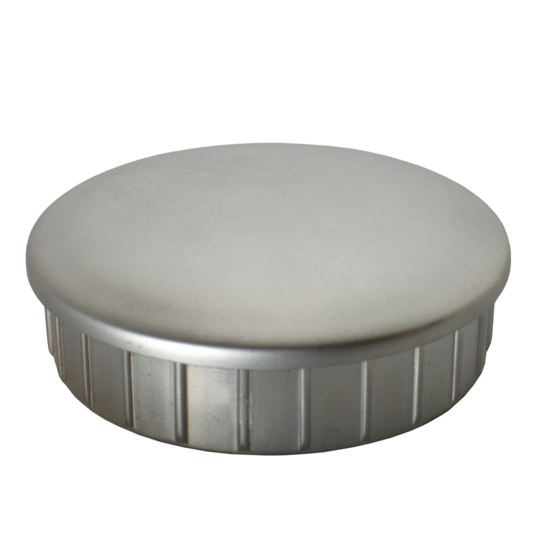 Záslepka kruhová – matný chrom