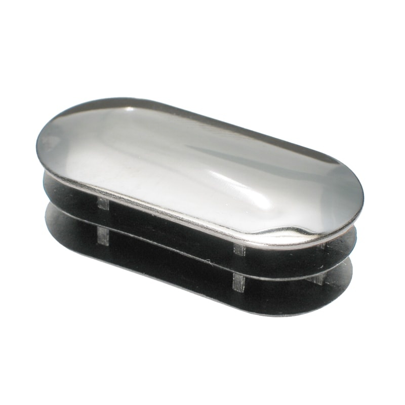 Záslepka oválná – hlava chrom