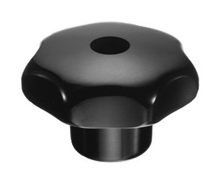 Ovládací hlavice – průchozí otvor – závit (DIN 6336 E)