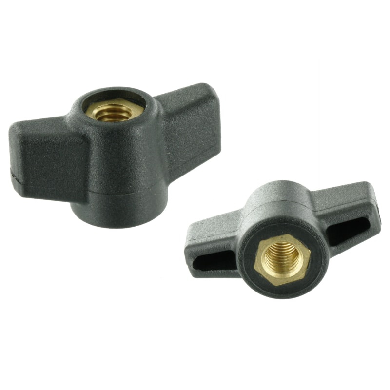 Křídlová matice průchozí