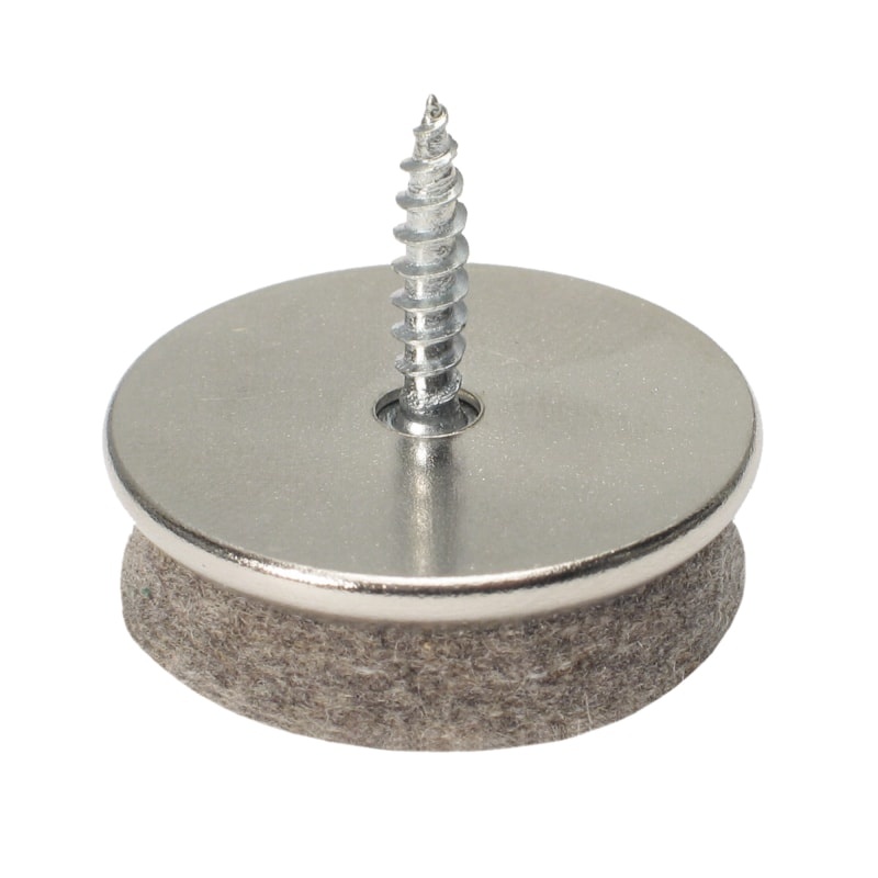 Kluzák nábytkový se šroubem a filcem