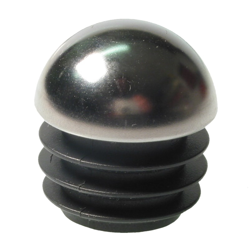 Záslepka kruhová – hlava půlkulatá chrom