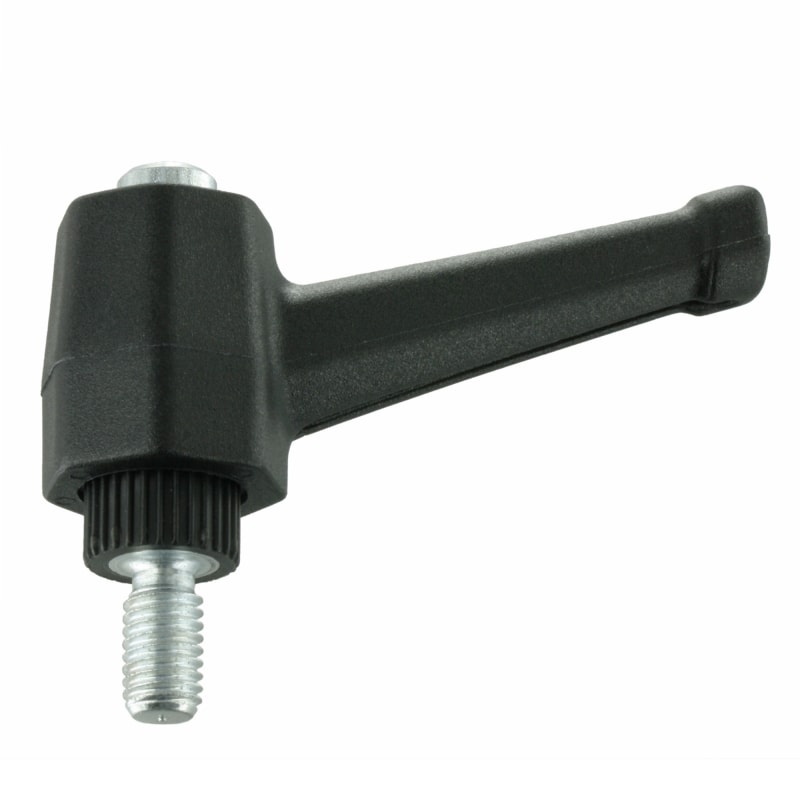 Přestavitelná páčka s&nbsp;kovovým šroubem