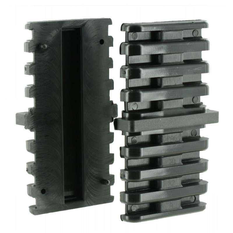 Spojka obdélníkových jeklů – rovná