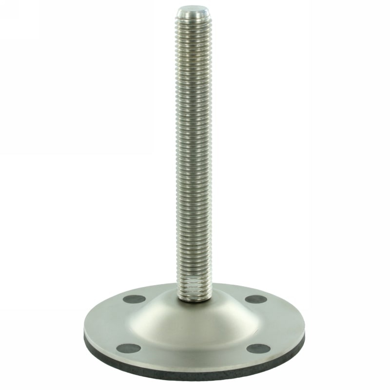 Noha ke strojům z&nbsp;lisovaného ocelového plechu s&nbsp;upevněním – nerez