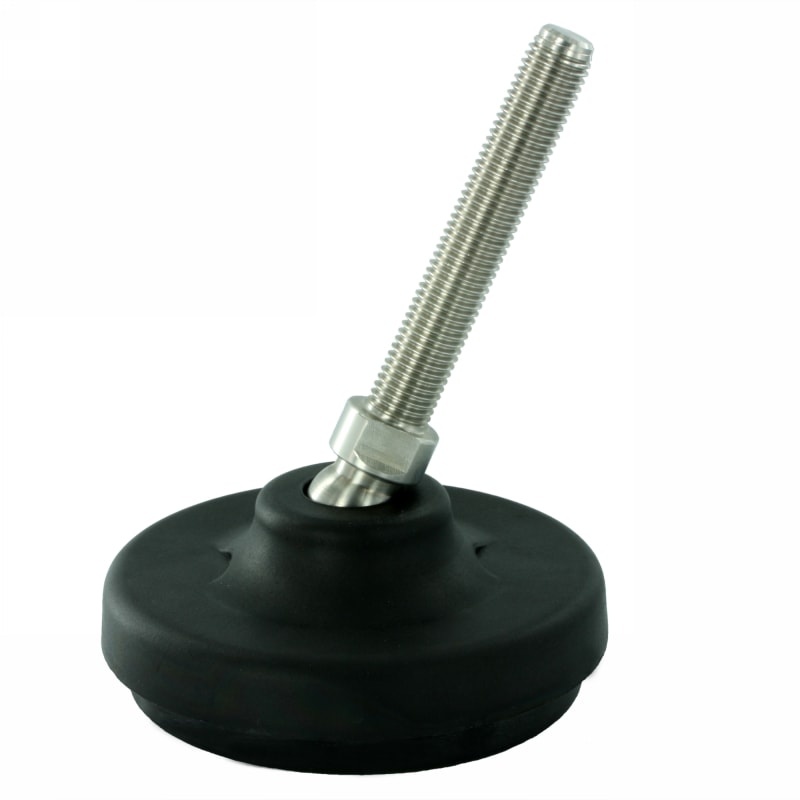 Noha ke strojům s&nbsp;kloubem a možností upevnění – nerez