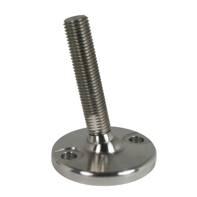 Noha ke strojům s&nbsp;otvory k&nbsp;upevnění – nerez