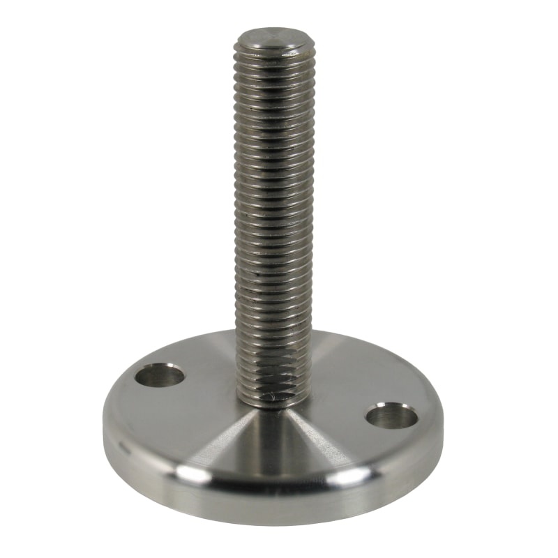 Noha ke strojům s&nbsp;otvory k&nbsp;upevnění – nerez