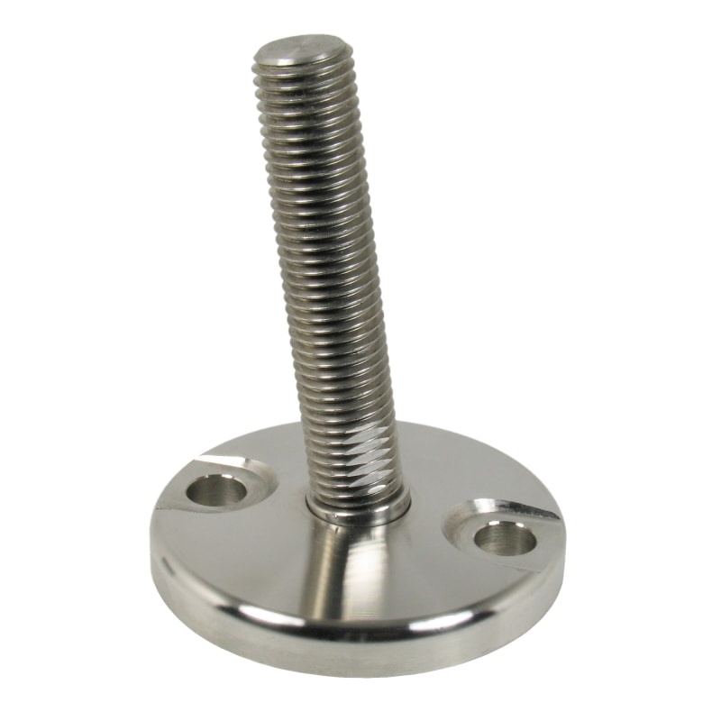 Noha ke strojům s&nbsp;otvory k&nbsp;upevnění – nerez