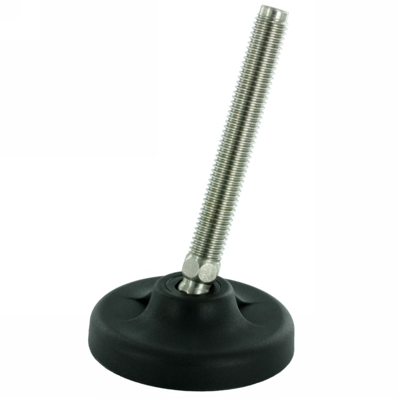 Noha ke strojům s&nbsp;kloubem a možností upevnění – nerez