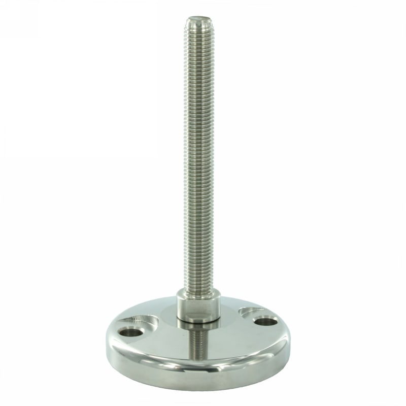 Noha ke strojům se dvěmi otvory k&nbsp;upevnění – nerez