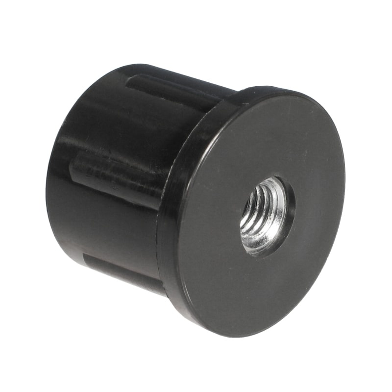 Záslepka kulatá s&nbsp;kovovým závitem