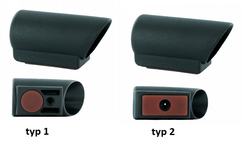 Kluzák pro trubky s&nbsp;podloužkou tlumící zvuk