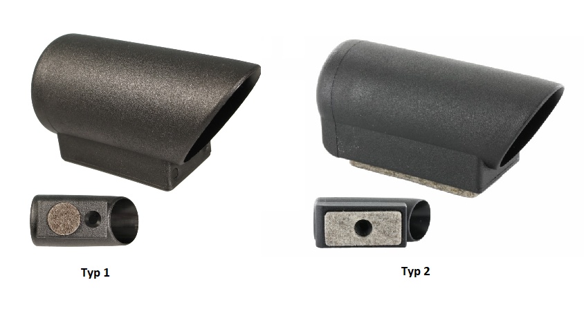 Kluzák pro kulaté trubky s&nbsp;filcem