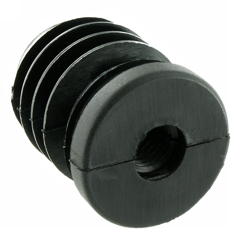 Záslepka kulatá plastová s&nbsp;plastovým závitem