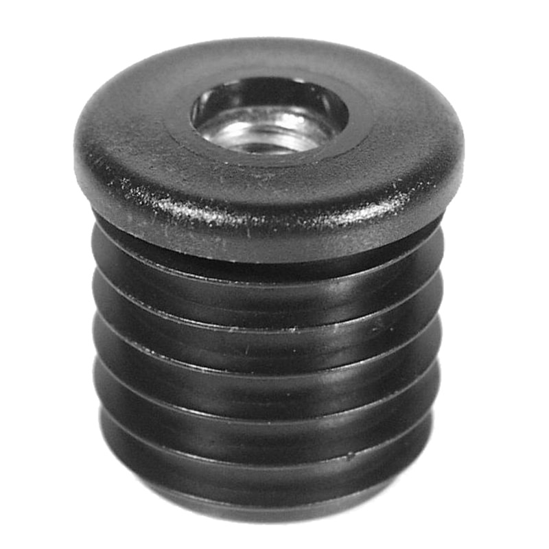 Záslepka kulatá s&nbsp;kovovým závitem