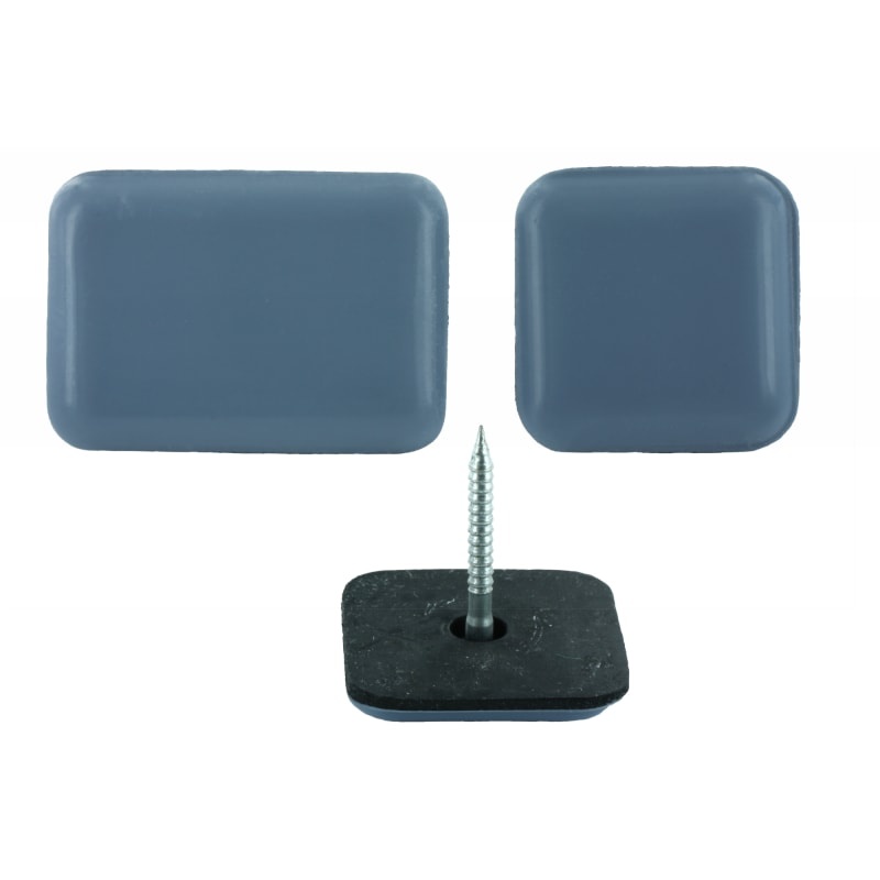 Kluzák čtvercový s&nbsp;hřebem guma PTFE