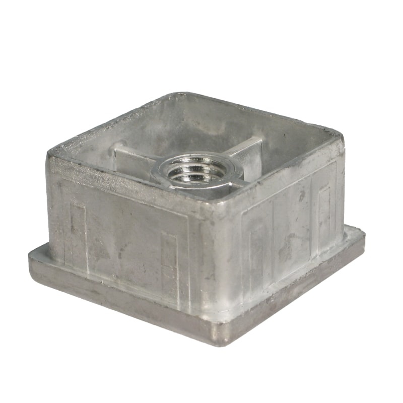 Záslepka čtvercová celozinková se závitem